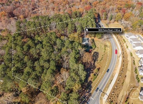Vacant Land For Sale - 3033 Fence Road Rd<br/> Dacula, GA 30019