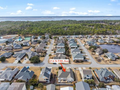 Tiny photo for 214 Fifth Avenue N, Kure Beach, NC 28449 (MLS # 100555536)
