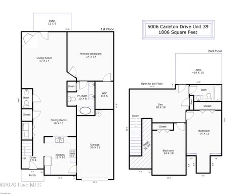 Tiny photo for 5006 Carleton Drive #Unit 39, Wilmington, NC 28403 (MLS # 100603987)