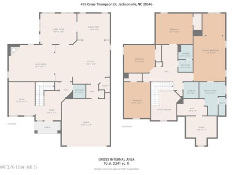Tiny photo for 415 Cyrus Thompson Drive, Jacksonville, NC 28546 (MLS # 100559199)