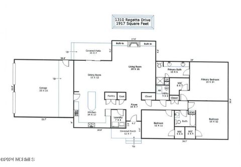 Tiny photo for 1310 Regatta Drive, Wilmington, NC 28405 (MLS # 100546875)