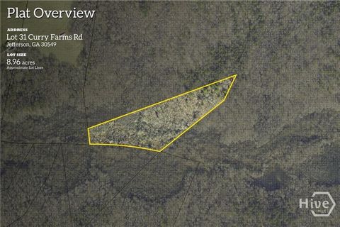 Vacant Land For Sale - Curry Farms Road #LOT 31<br/> Jefferson, GA 30549