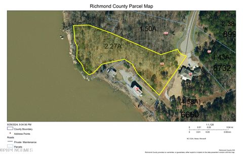 Vacant Land For Sale - 280 Riverhills Trail<br/> Richmond County, Rockingham, NC 28379