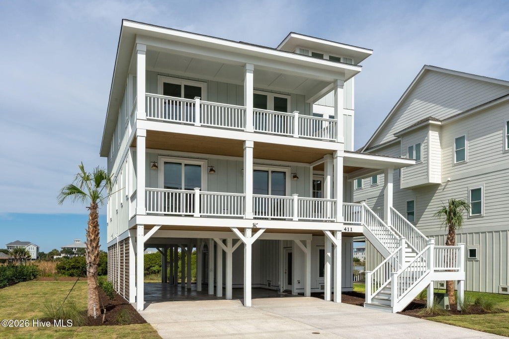 Photo of 411 New River Inlet Road, North Topsail Beach, NC 28460 (MLS # 100571368)