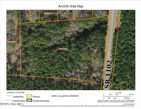 Vacant Land For Sale - 811-819 Pleasant Oak Road<br/> Bertie County, Windsor, NC 27983