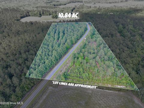Vacant Land For Sale - 1827 Lightwood Bridge Road<br/> Wallace, NC 28466