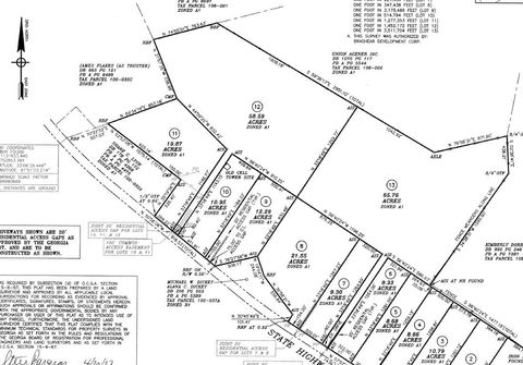 Vacant Land For Sale - Ga Highway 23<br/> Waynesboro, GA 30830