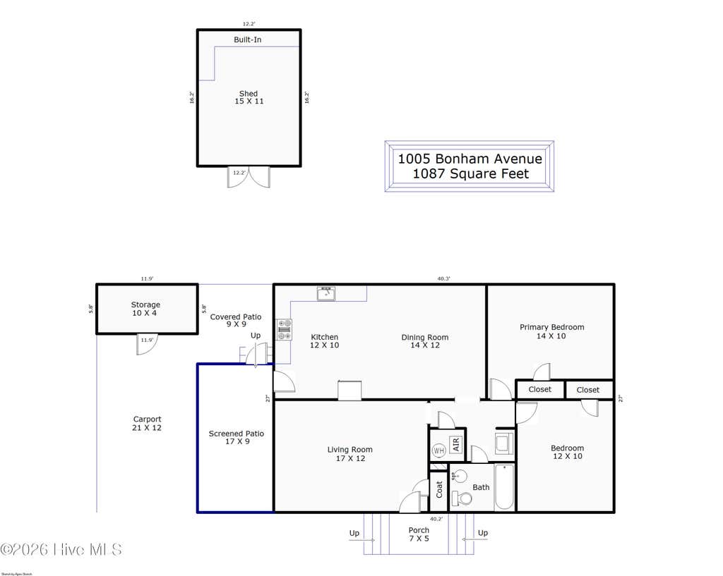 Photo of 1005 Bonham Avenue, Wilmington, NC 28403 (MLS # 100585492)