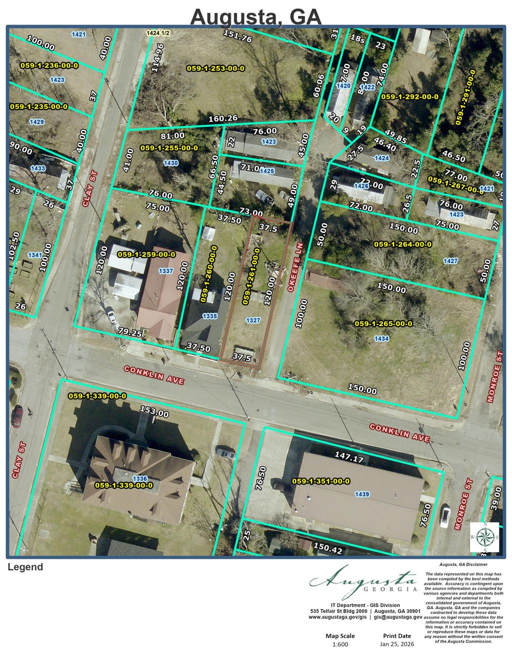 Photo of 1327 Conklin Avenue, Augusta, GA 30901 (MLS # 551387)