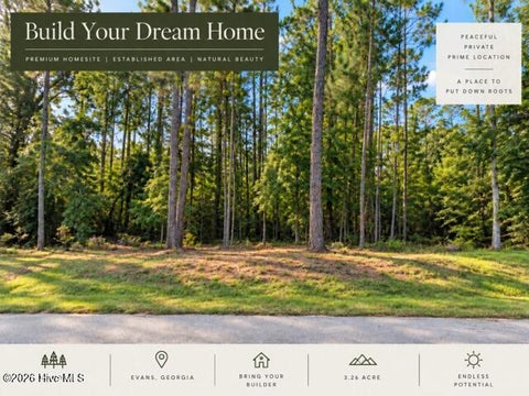 Vacant Land For Sale - 4209 Anderson Circle<br/> Evans, GA 30809