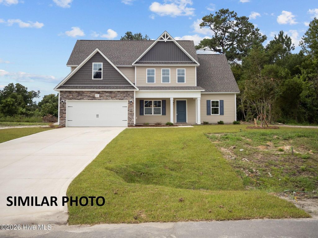 Photo of 304 Sailview Creek Court #Lot 90, Holly Ridge, NC 28445 (MLS # 100571379)