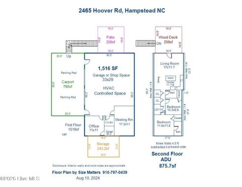 Tiny photo for 2463 Hoover Road, Hampstead, NC 28443 (MLS # 100572231)