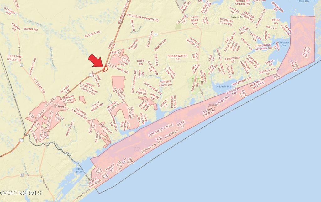 Photo of 2117 Wilmington Hwy, Holly Ridge, NC 28445 (MLS # 100341915)