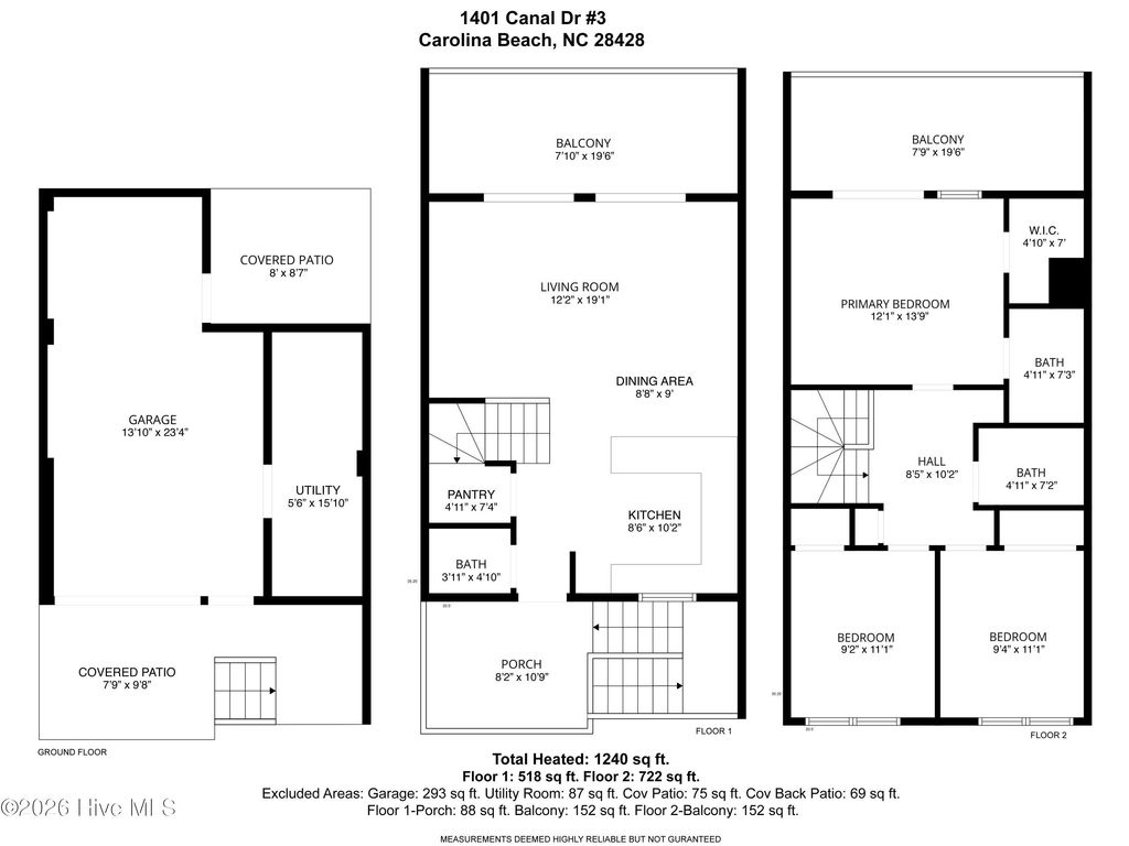 Photo of 1401 Canal Drive #Apt 3, Carolina Beach, NC 28428 (MLS # 100553175)