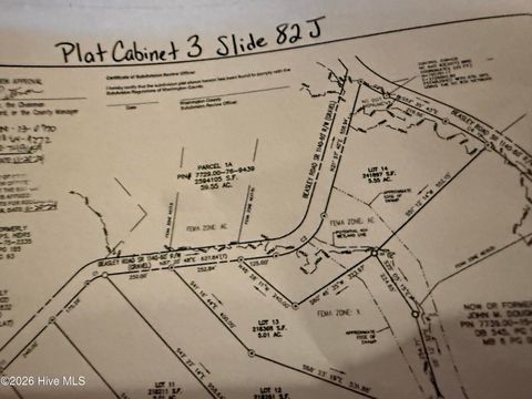 Vacant Land For Sale - LOT 14 Beasley Road<br/> Washington County, Roper, NC 27970
