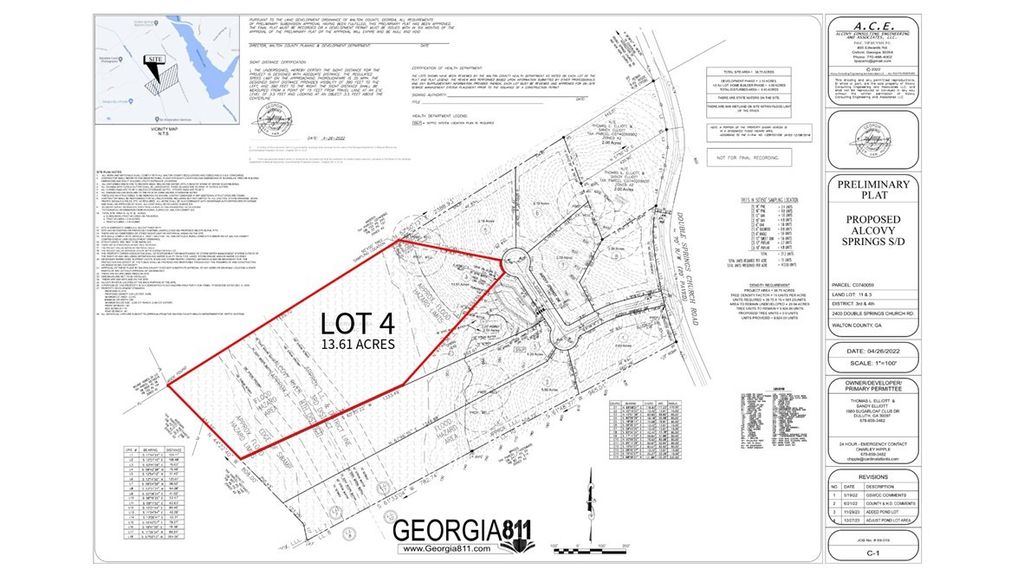 Photo of 166 Alcovy Springs Drive, Monroe, GA 30656 (MLS # CL347429)