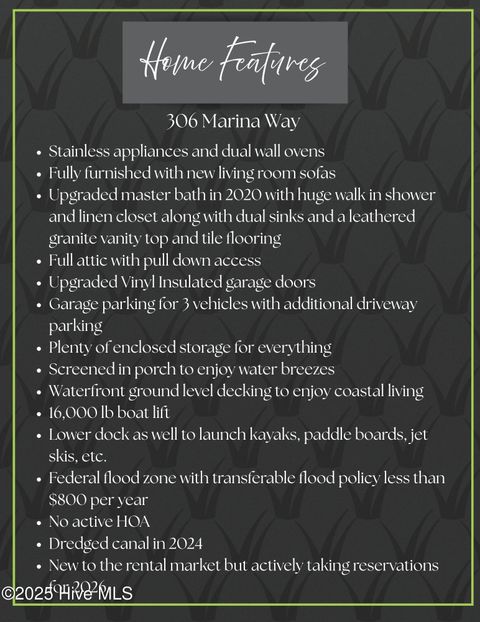 Tiny photo for 306 Marina Way, North Topsail Beach, NC 28460 (MLS # 100563112)