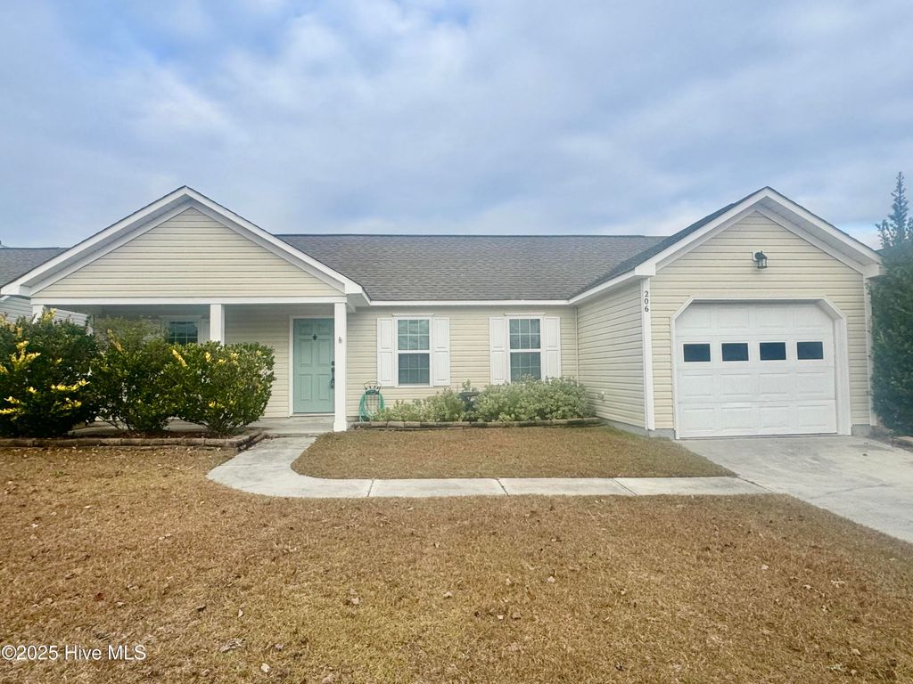 Photo of 206 Red Carnation Drive, Holly Ridge, NC 28445 (MLS # 100544308)
