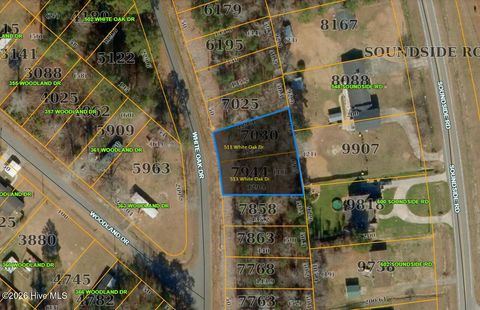 Vacant Land For Sale - 511 - 513 White Oak Drive<br/> Edenton, NC 27932