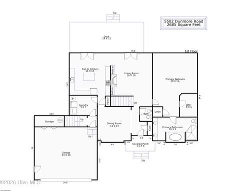 Tiny photo for 5502 Dunmore Road, Wilmington, NC 28409 (MLS # 100571707)