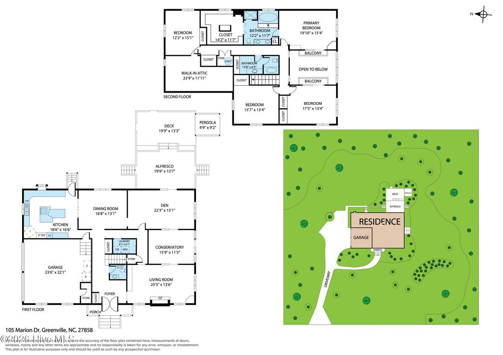 Photo of 105 Marion Drive, Greenville, NC 27858 (MLS # 100574657)
