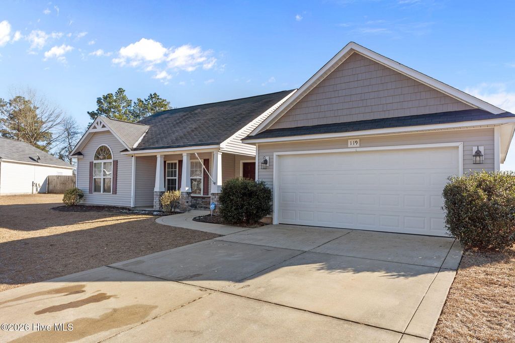 Photo of 119 Yellowfoot Drive, Raeford, NC 28376 (MLS # 100552105)