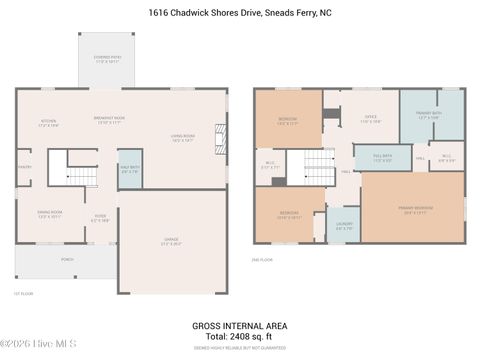 Tiny photo for 1616 Chadwick Shores Drive, Sneads Ferry, NC 28460 (MLS # 100562136)