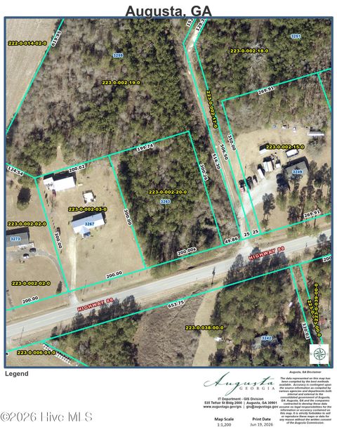 Vacant Land For Sale - 3263 Highway 88<br/> Blythe, GA 30805