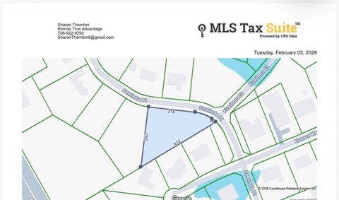 Vacant Land For Sale - 511 Seminole Place<br/> Augusta, GA 30907