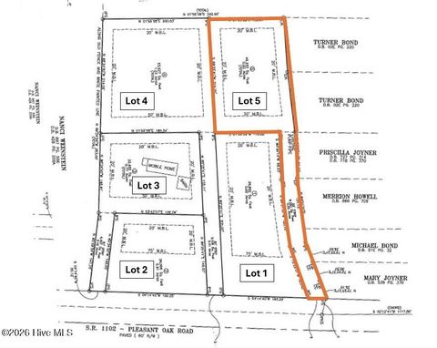 Vacant Land For Sale - 819 Pleasant Oak Road<br/> Bertie County, Windsor, NC 27983