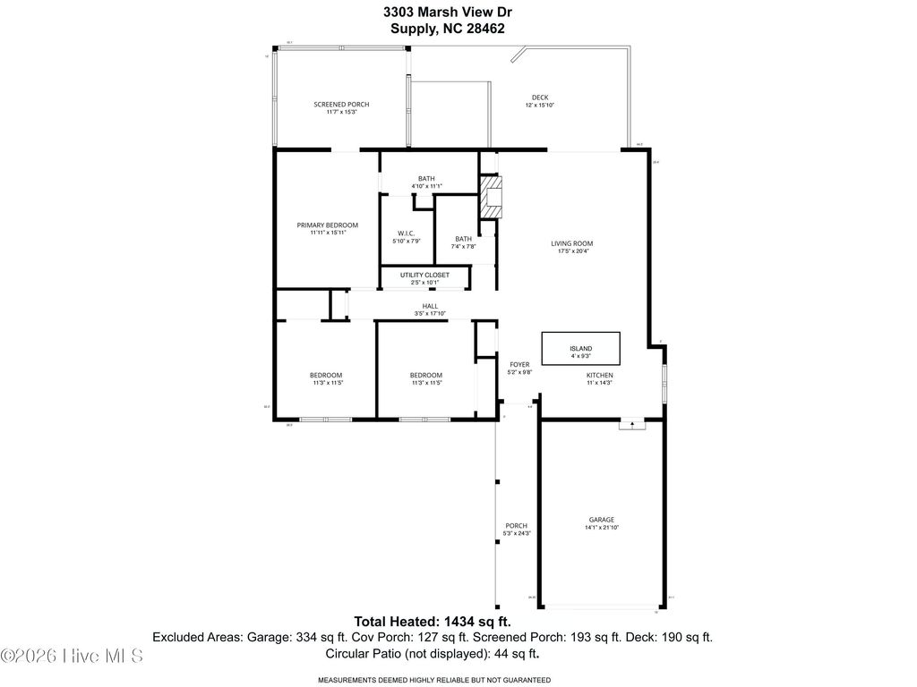 Photo of 3303 Marsh View Drive SW, Supply, NC 28462 (MLS # 100555481)