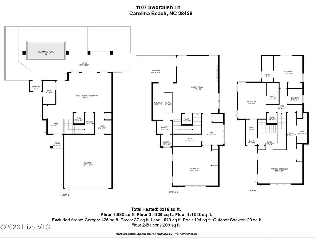 Photo of 1107 Swordfish Lane, Carolina Beach, NC 28428 (MLS # 100554996)