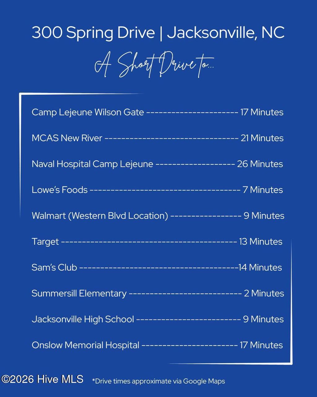 Photo of 300 Spring Drive, Jacksonville, NC 28540 (MLS # 100560516)