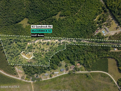 Vacant Land For Sale - 92 Sandrock Road<br/> McCormick, SC 29835