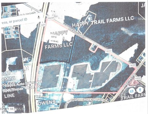 Vacant Land For Sale - LOT D Us 301 Highway<br/> Elm City, NC 27822