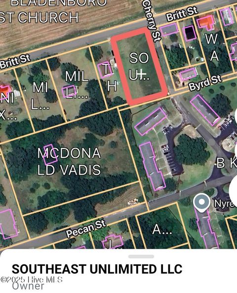 Vacant Land For Sale - Britt Street<br/> Bladen County, Bladenboro, NC 28320