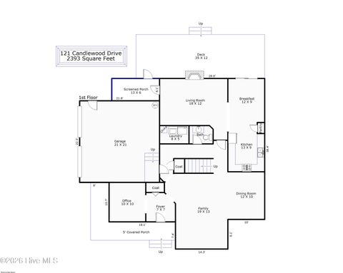 Tiny photo for 121 Candlewood Drive, Hampstead, NC 28443 (MLS # 100550563)