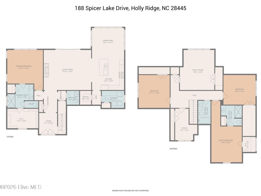 Photo of 188 Spicer Lake Drive, Holly Ridge, NC 28445 (MLS # 100574158)