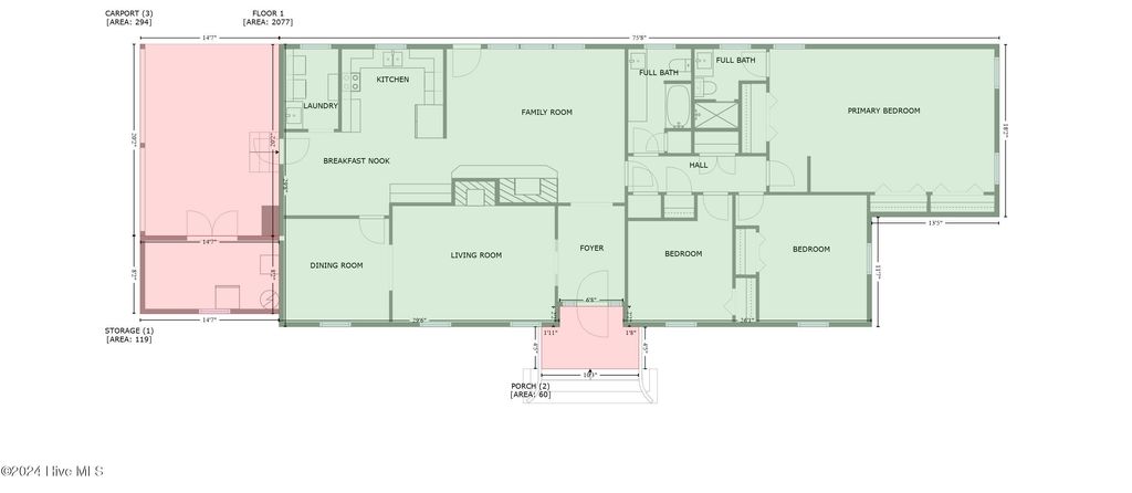 Photo of 203 Green Street, Fremont, NC 27830 (MLS # 100475229)