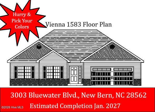 Photo of 3003 Bluewater Boulevard, New Bern, NC 28562 (MLS # 100599078)