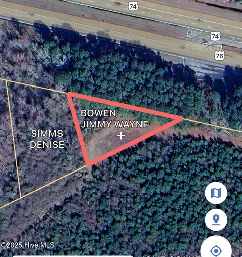 Vacant Land For Sale - 230 Harvey Bowen Lane Lane<br/> Bolton, NC 28423