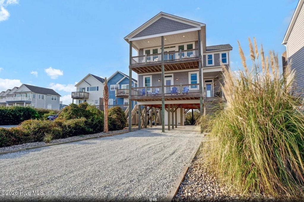 Photo of 3547 Island Drive, North Topsail Beach, NC 28460 (MLS # 100603441)