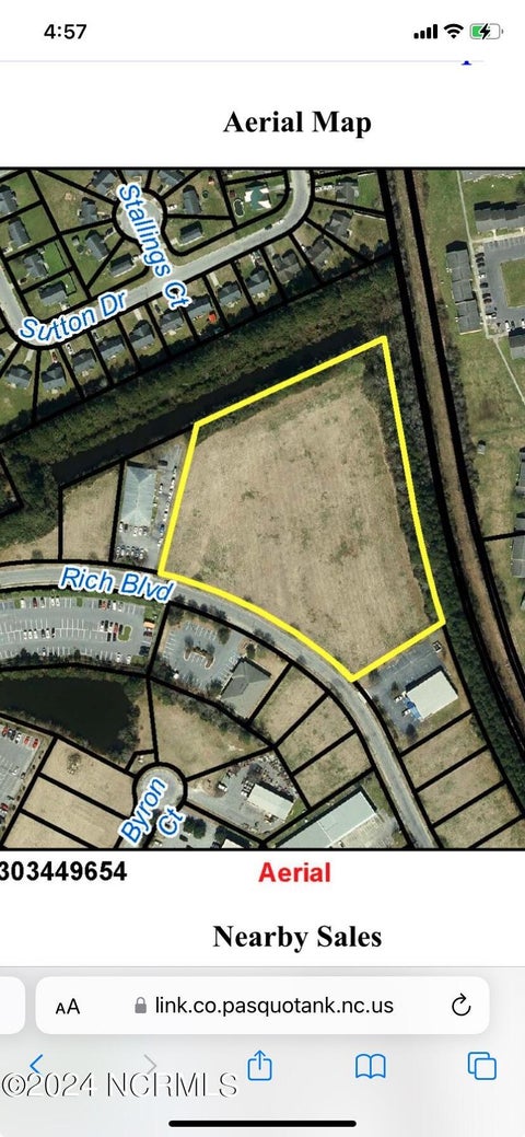 Vacant Land For Sale - 130 E Rich Boulevard<br/> Pasquotank County, Elizabeth City, NC 27909