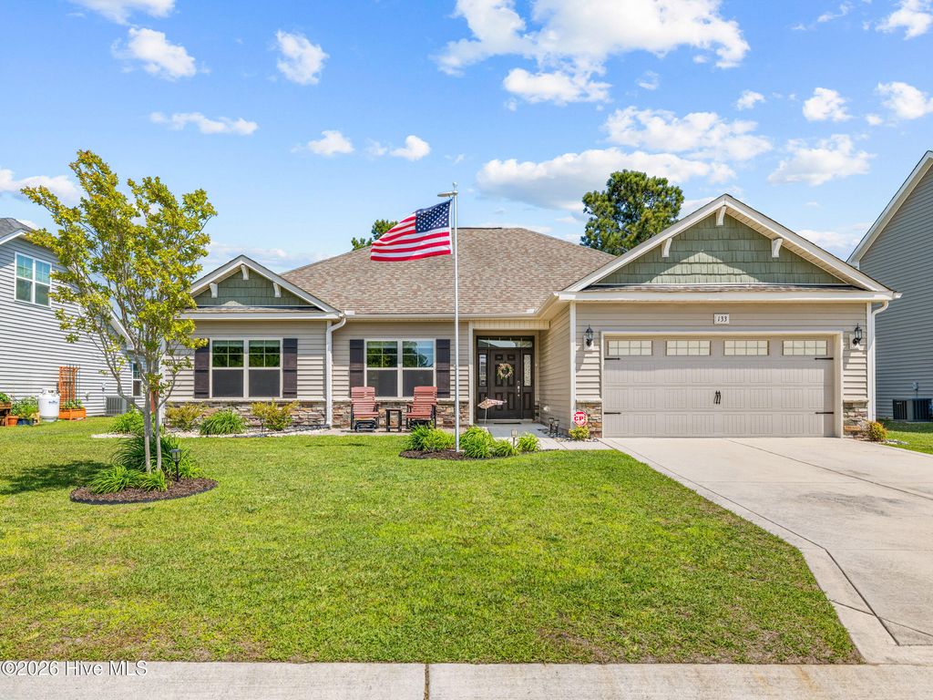 Photo of 133 Oyster Landing Drive, Sneads Ferry, NC 28460 (MLS # 100567320)