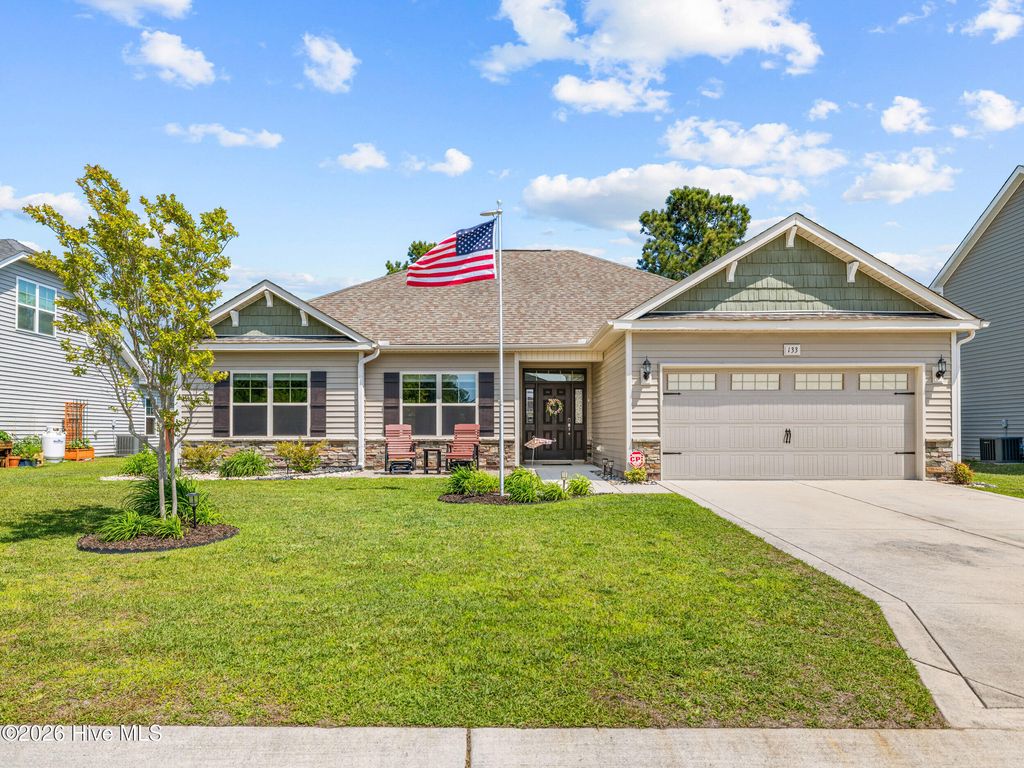 Photo of 133 Oyster Landing Drive, Sneads Ferry, NC 28460 (MLS # 100567320)