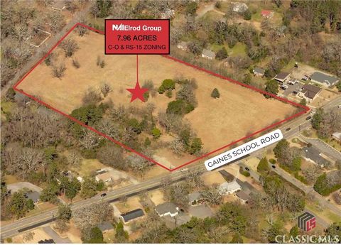 Vacant Land For Sale - 450 Gaines School Road<br/> Clarke County, Athens, GA 30605