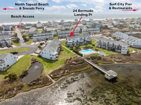Tiny photo for 24 Bermuda Landing Place, North Topsail Beach, NC 28460 (MLS # 100560354)