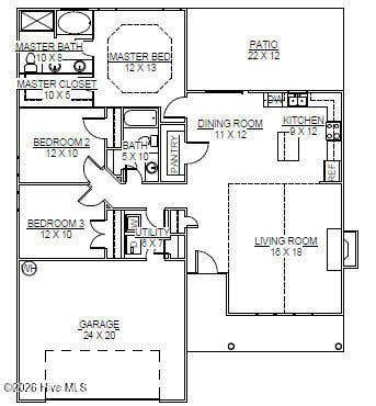 Photo of 1004 Croaker Court, New Bern, NC 28562 (MLS # 100594267)
