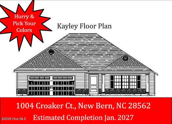 Photo of 1004 Croaker Court, New Bern, NC 28562 (MLS # 100594267)