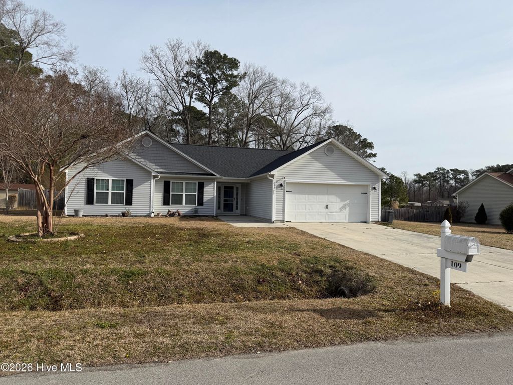 Photo of 109 Hidden Hollow Drive, Richlands, NC 28574 (MLS # 100557180)
